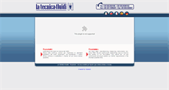 Desktop Screenshot of latecnicafluidi.it
